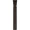Ekena Millwork Traditional Wrought Iron Bracket, (Triple center brace), Antiqued Bronze 2"W x 12"D x 15"H BKTM02X12X15TTRABZ - alternate 8